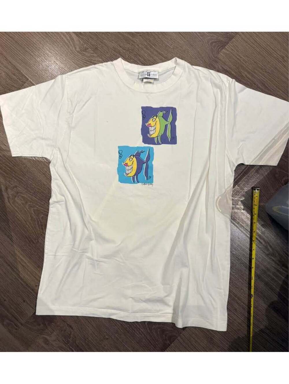 Vintage Cotton Ginny fish graphic t shirt adult XL